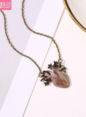 Simple Retro Tree Root Elk Necklace Girls Clavicle Chain颈链