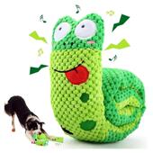Puzzle Indestructible Feeder Dog Interactive Toy Plush Sound