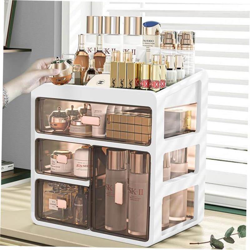 Makeup Organizer Cosmetic Storage Box Drawer Type Desktop Fi - 实物图