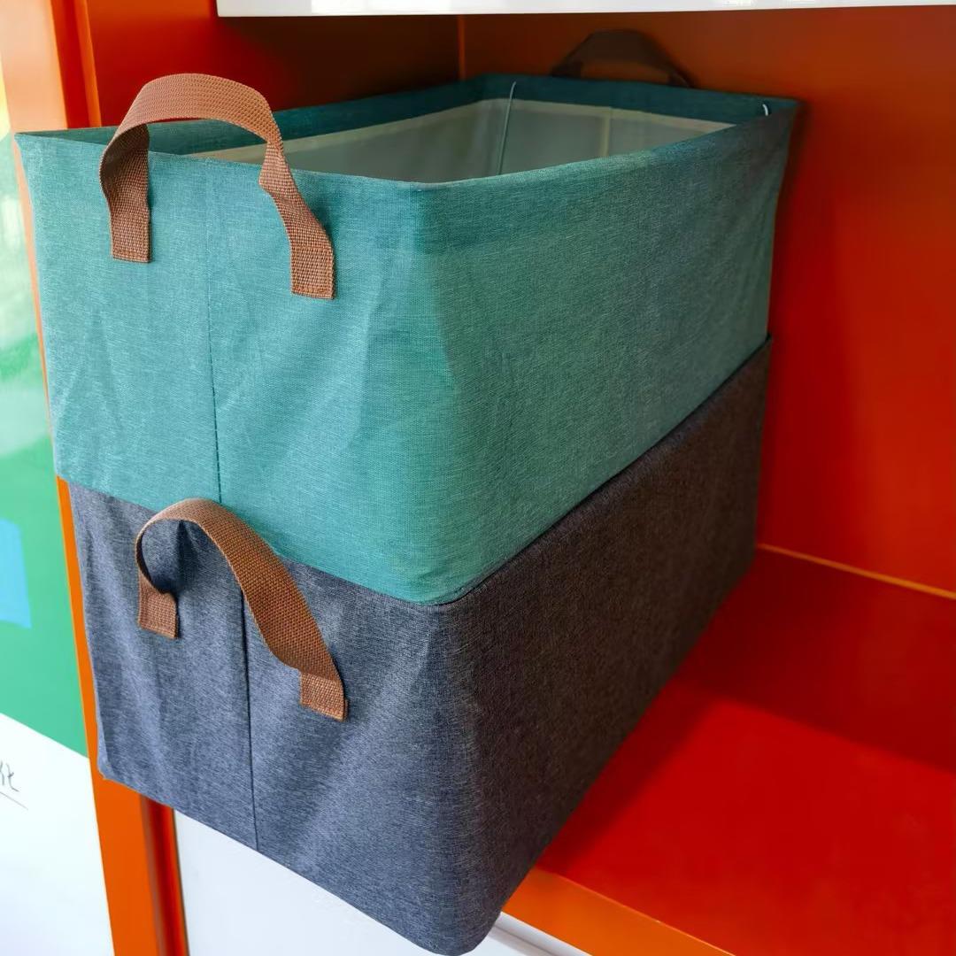 Double layer steel frame wardrobe drawer style storage bag