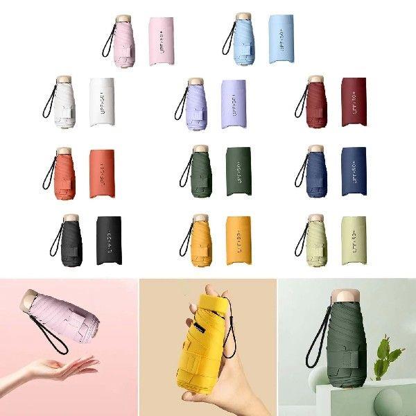 Travel Sunshade Umbrella Compact Umbrella for and Hot