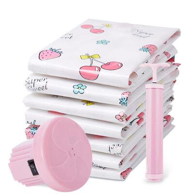 vacuum storage bags pump electric large clothes packing bags