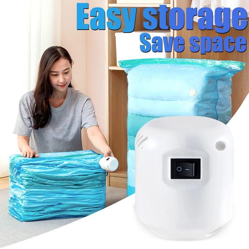 55W Powerful Vacuum Pump Vacuum Bag Clothes Storage Bag Fold