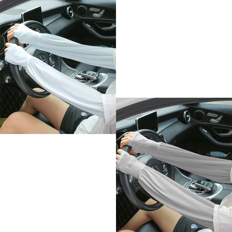 Sunscreen Ice sleeve female summer Thin money easy Butler's meat ultraviolet-proof outdoors Riding drive a car Ice silk Sunscreen Arm cuff