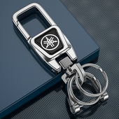 雅马哈钥匙扣Nmax155圈环链XMAX300摩托车YAMAHA挂件防丢男锁匙扣