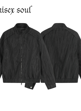 【Unisex soul】复古设计解构立领cleanfit痞帅中性男女宽松外套