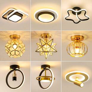 道过顶灯走廊入口灯创意斯堪纳维亚简单现代流 行卧室可达豪华32