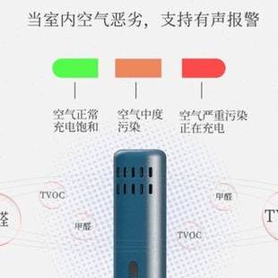 二月花 便携甲醛检测仪家用专业室内空气质量自测试仪器新房