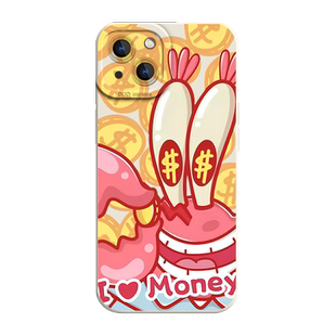 适用苹果15手机壳iphone17pro小米14情侣13promax章鱼哥17新款pura80蟹老板16华为mate60pro红米k80版k70