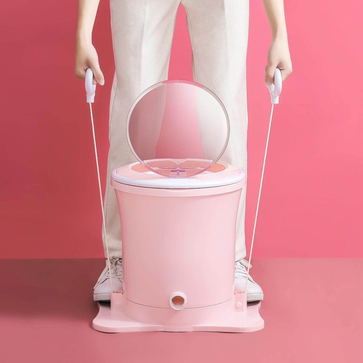 手动脱水机免电手拉式甩干神器学生宿舍小型干衣机衣服洗衣机水桶