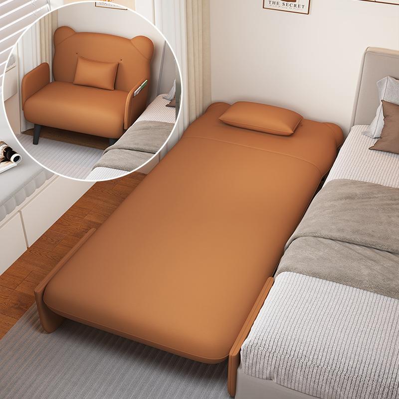 单人沙发床折叠两用2025新款小户型客厅多功能留宿床抽拉床伸缩床