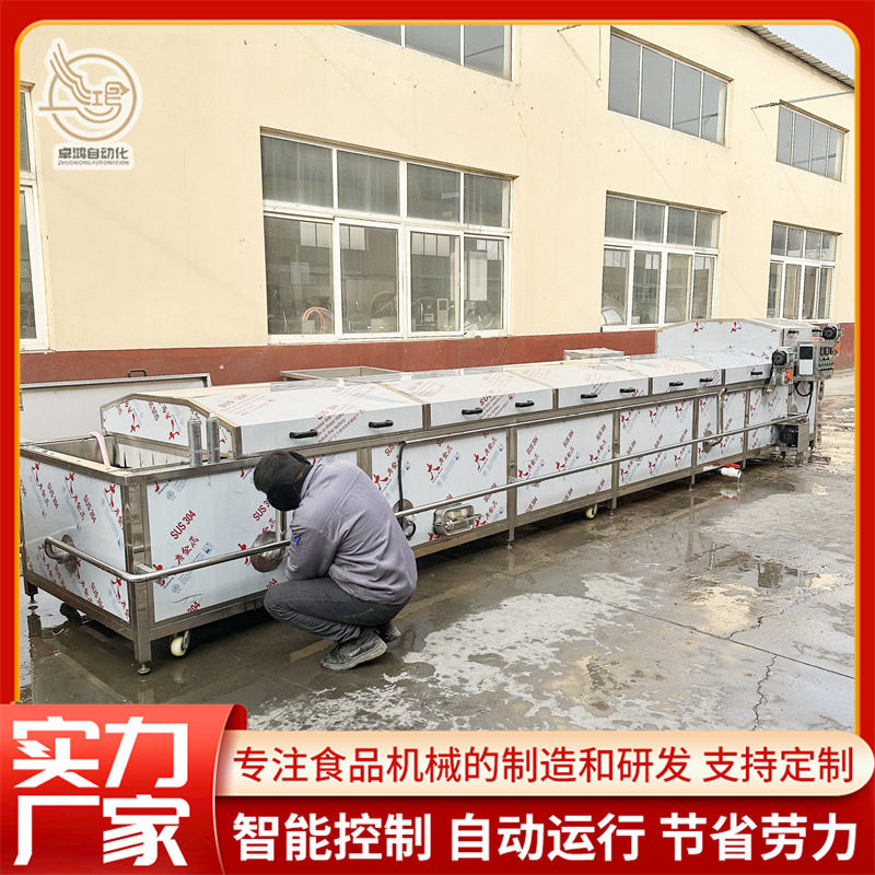 连续式商用蒸汽漂烫预煮机