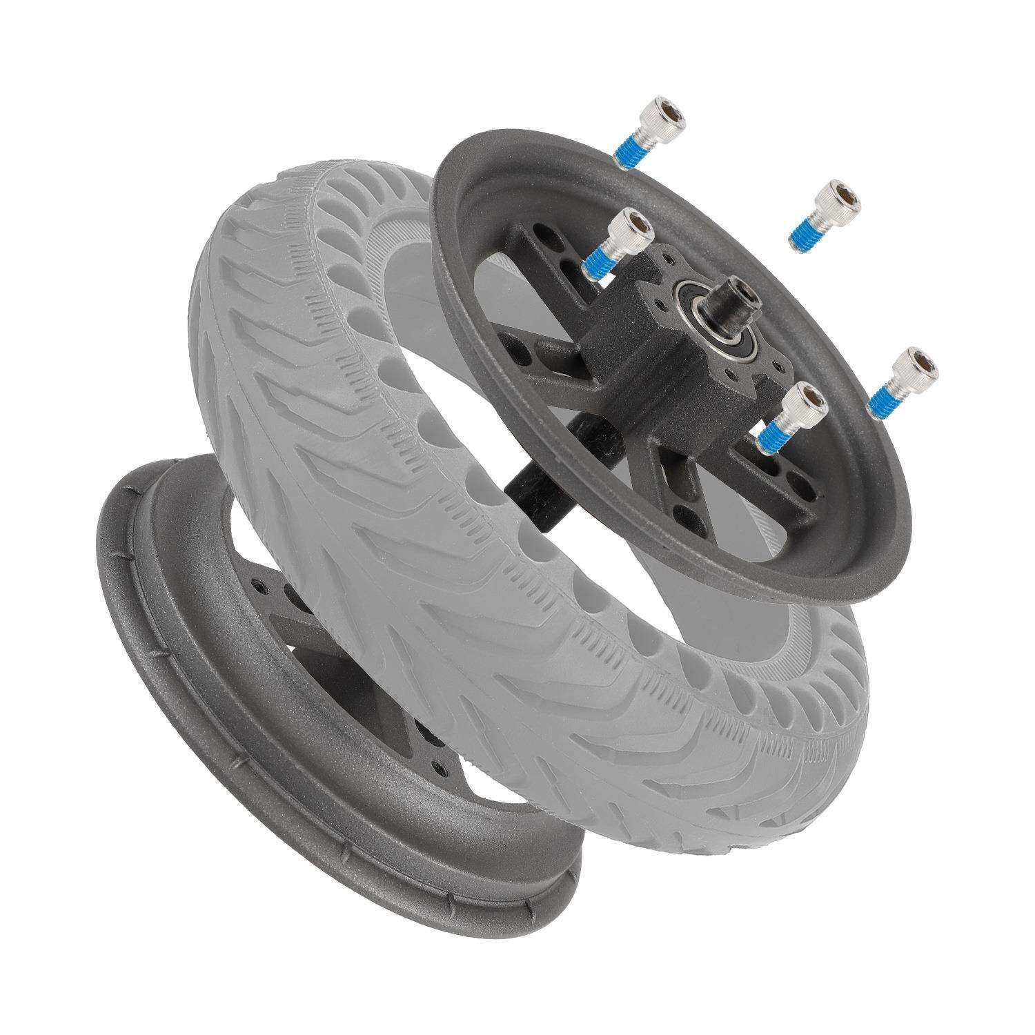 电动滑板车两片式易拆易装轮毂M365ProPro21S第三代后轮钢圈