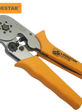 LODESTAR深圳乐达L214136自调欧式端子压接钳六边形0.25-6mm