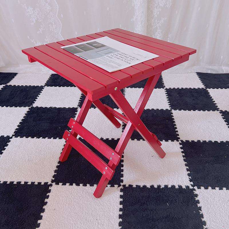 实木折叠桌户外便携式简约小方桌迷你茶几简易家用小桌子折叠餐桌