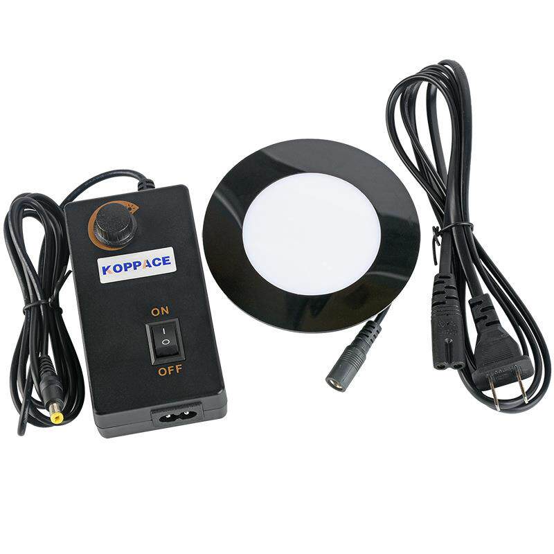 电子显微镜LED底光源64颗白光灯珠安装直径75mm通光面65mm