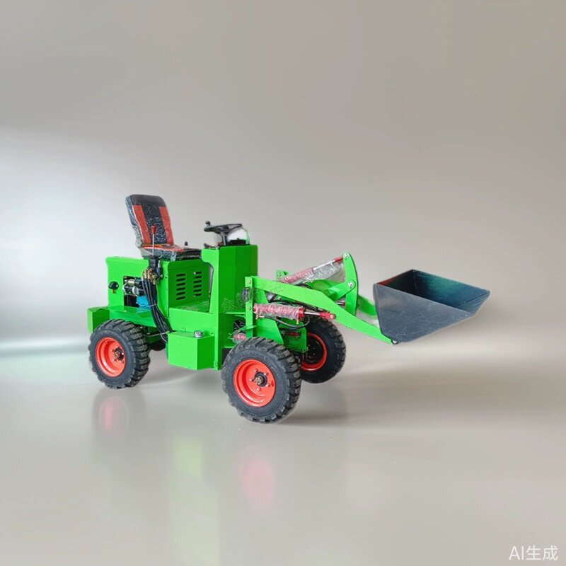 小型电动液压装载机农用推土机
