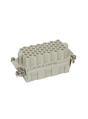 HEEE系列48针16A矩形连接器SO-HEEE-048冷压连接重载连接器