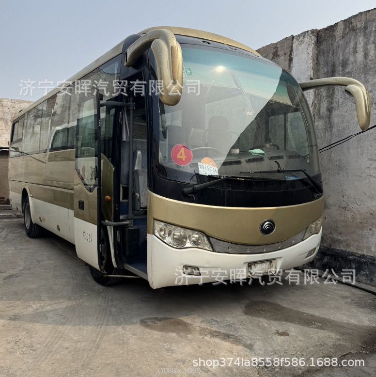 跨境出口非洲宇通大巴汽车商务接待公司通勤班车39座中型巴士