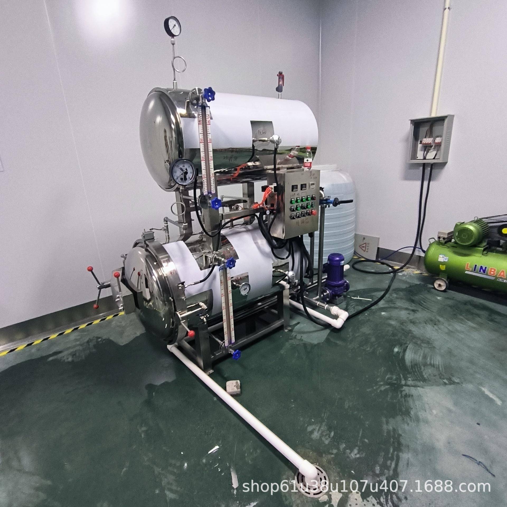 低价销售酱牛肉罐头杀菌锅真空带鱼黄花鱼杀菌釜海鲜杀菌设备