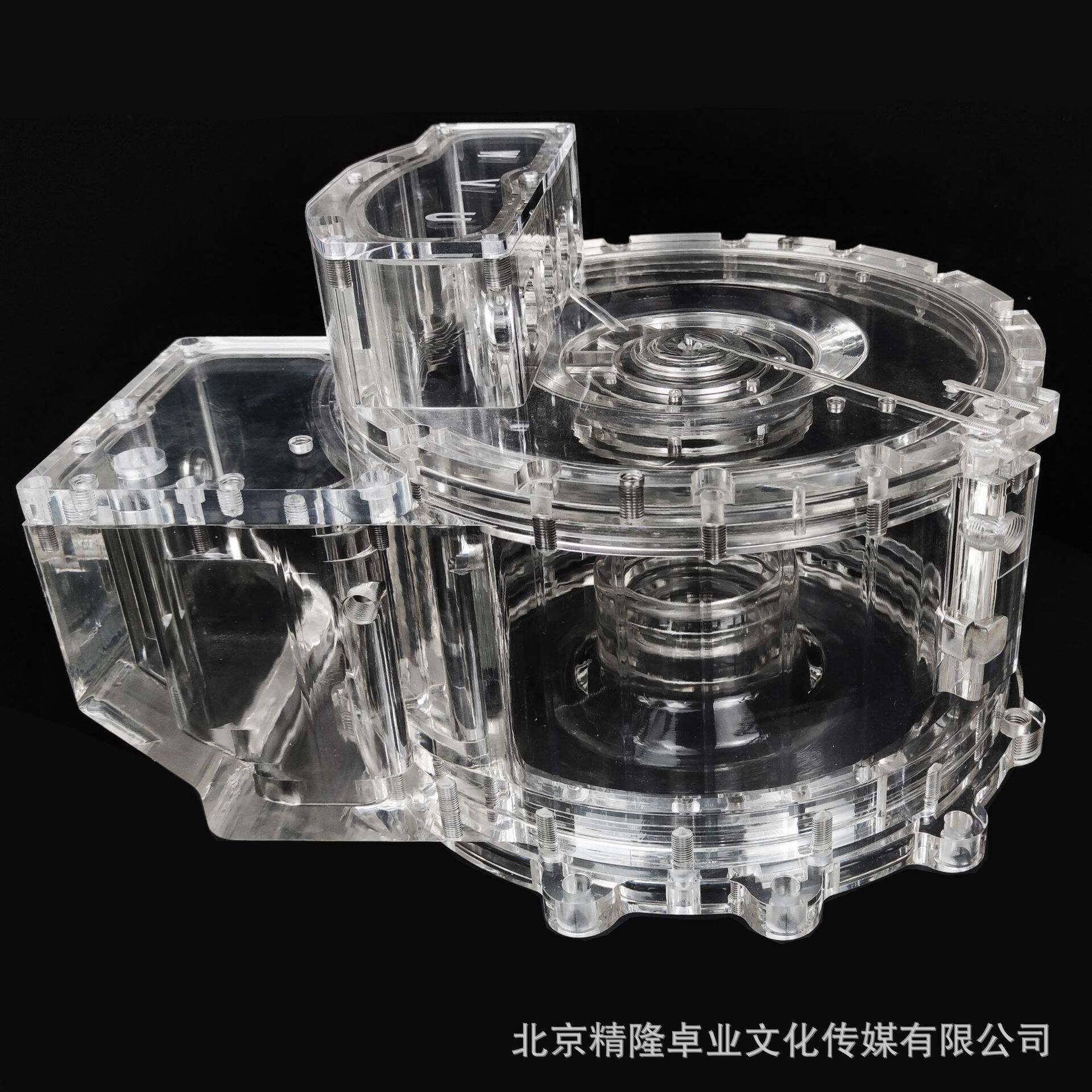 透明亚克力汽车发动机展览模型有机玻璃精密件变速箱展示道具摆件