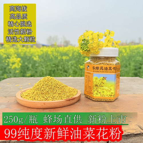 新鲜蜂花粉青海油菜花粉