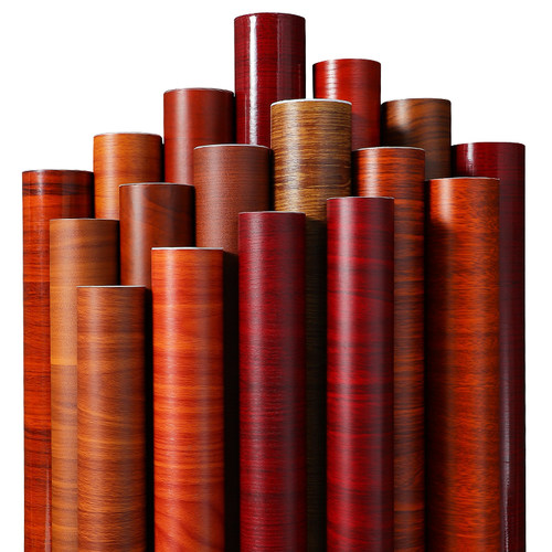 红木木纹贴纸仿木家具翻新木门