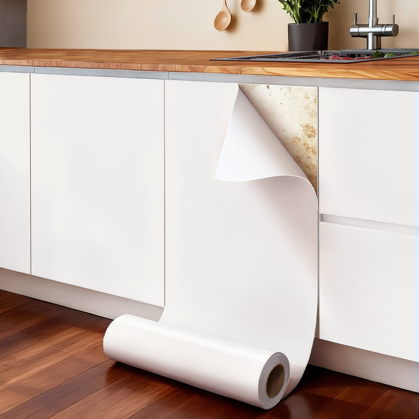 肤感衣柜贴纸橱柜子柜门改色家具桌面翻新改造墙贴膜防水自粘墙纸,家居饰品,软装墙贴,淘宝优惠券,粉丝福利购,淘宝优惠卷