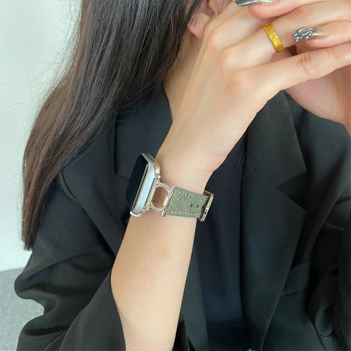 亚森优品适用iwatch8苹果O型合金头表带新款ApplewatchUltra金属s7高级感男女4/5/6代创意41mm时尚se小众