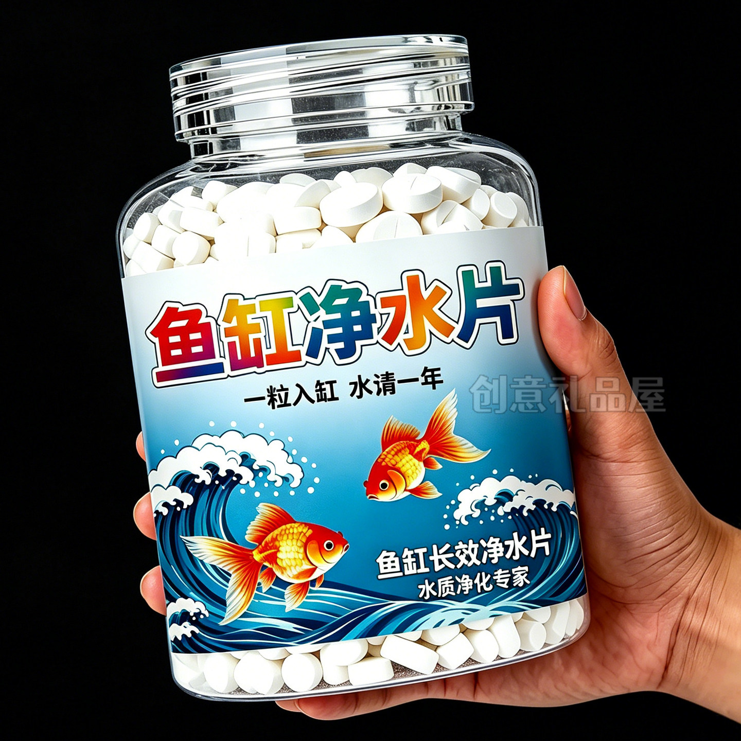 鱼缸净水片除臭去腥澄清水质