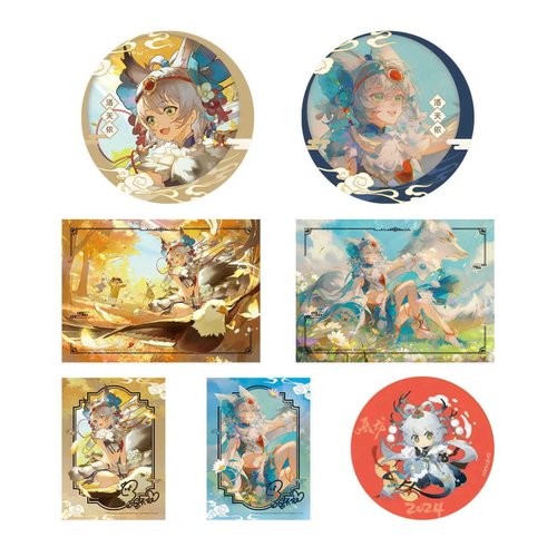 Vsinger洛天依山妖徽章色纸