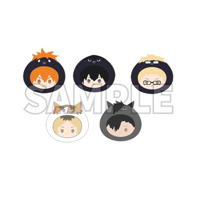 排球少年动物造型毛绒团子玩偶