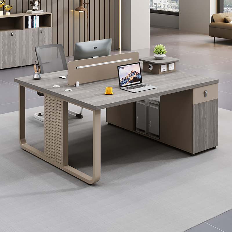 职员办公桌椅组合简约现代2/4人创意员工四人位办公室工位办公桌