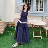 209-3261-p155-k228时尚新款拼接蕾丝牛仔套装，女装套装/套裙，浙宝210（原浙宝191）