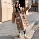 现货主推皮毛一体加厚长款191-K6352-P255-K378，女装皮草，浙宝210（原浙宝191）