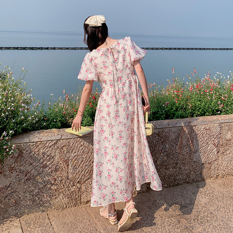 现货~夏季新款上新碎花连衣裙长款191-8807-P125-K175,商品下架区,浙宝210（原浙宝191）