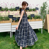 209-3260-P135-k198复古欧版宽松黑白格配包包连衣裙，女装连衣裙，浙宝210（原浙宝191）