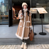 现货主推皮毛一体加厚长款191-K6352-P255-K378，女装皮草，浙宝210（原浙宝191）