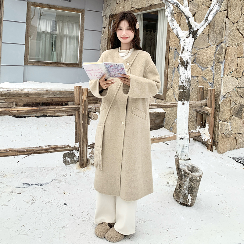 现货主推双面呢70毛手工羊毛大衣191-6355-P295-K418，女装毛呢外套，浙宝210（原浙宝191）