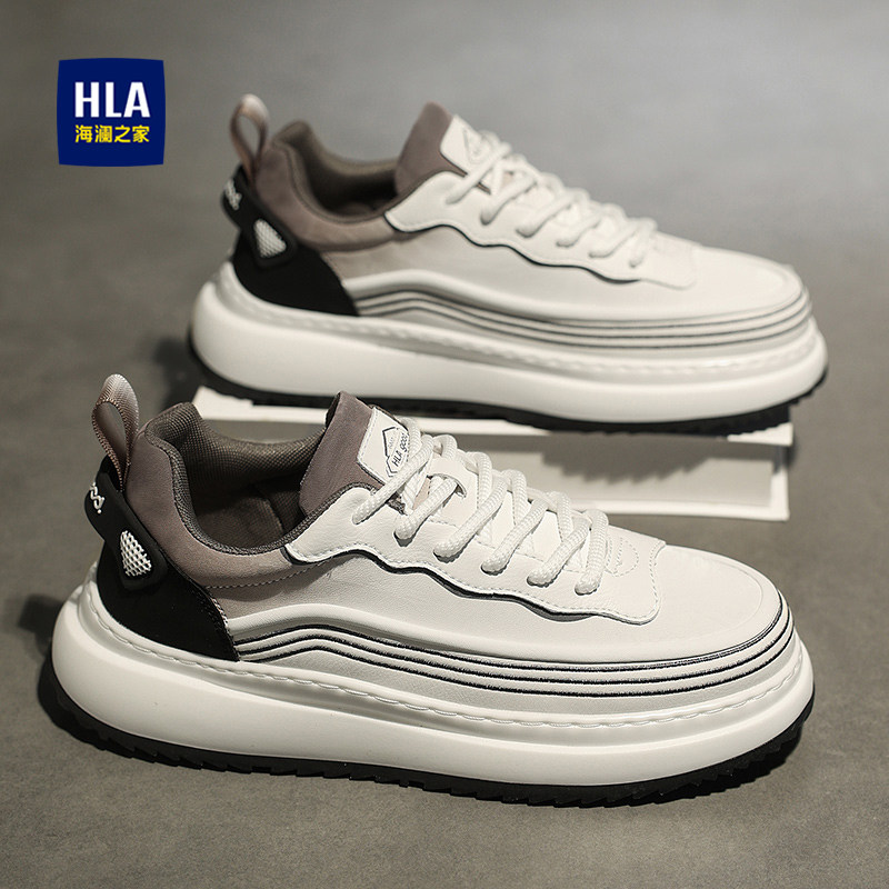 海澜之家鞋子男鞋秋冬款2025新款男士休闲板鞋运动爆款百搭老爹鞋