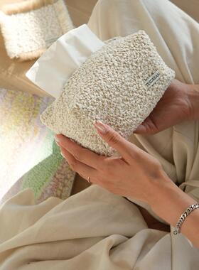 Texdream织梦布艺纸巾盒复古法式客厅高档桌面家用车载装饰抽纸袋