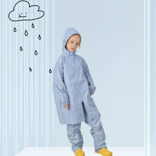 幼儿园小学印logo团体企业文化一件起印052儿童雨衣雨裤两件套装