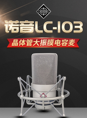 诺音NOIEEN LC103大振膜电容麦专业录音棚级别娱乐唱歌K歌直播