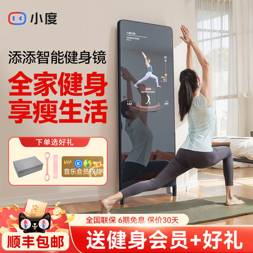 小度添添智能健身镜跳舞