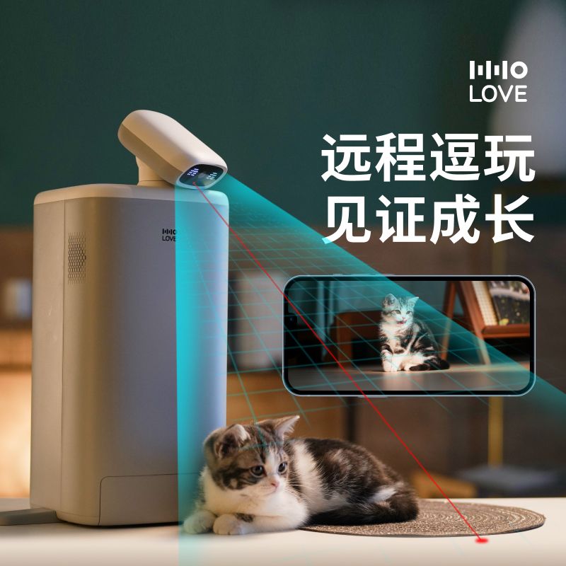 HHOLOVE自动喂食器猫咪定