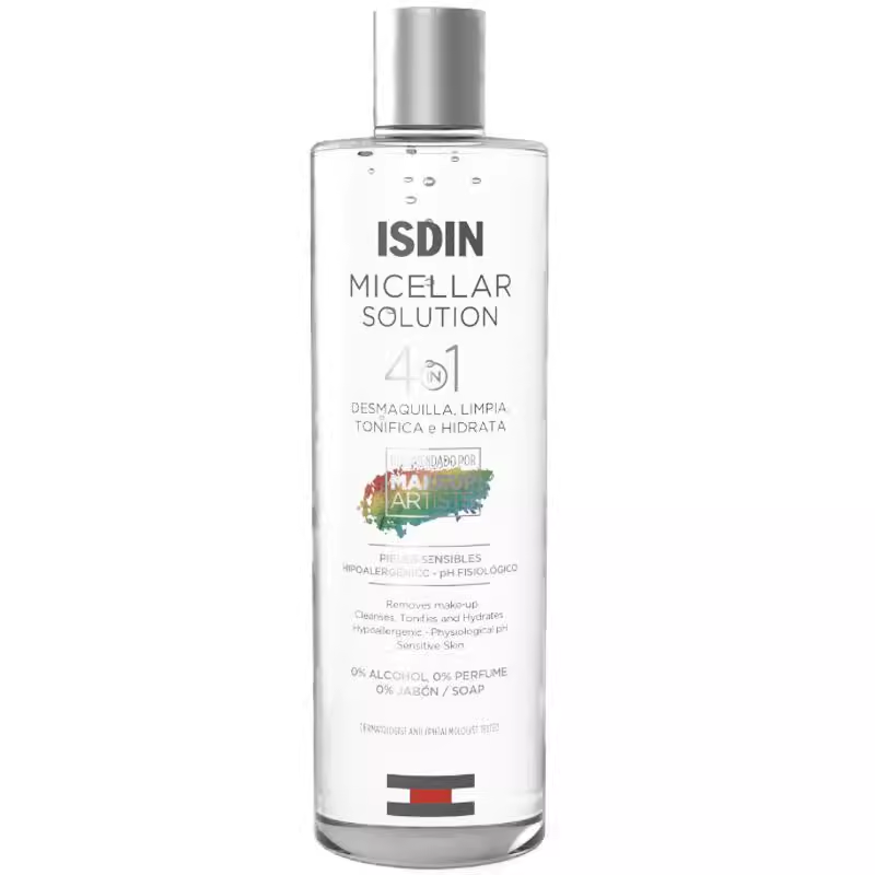 ISDIN/怡思丁三合一卸妆水温和保湿清洁水400ml