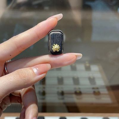 沉香雕刻五条经手牌镶嵌凤九文玩配饰配件手串搭配手牌DIY