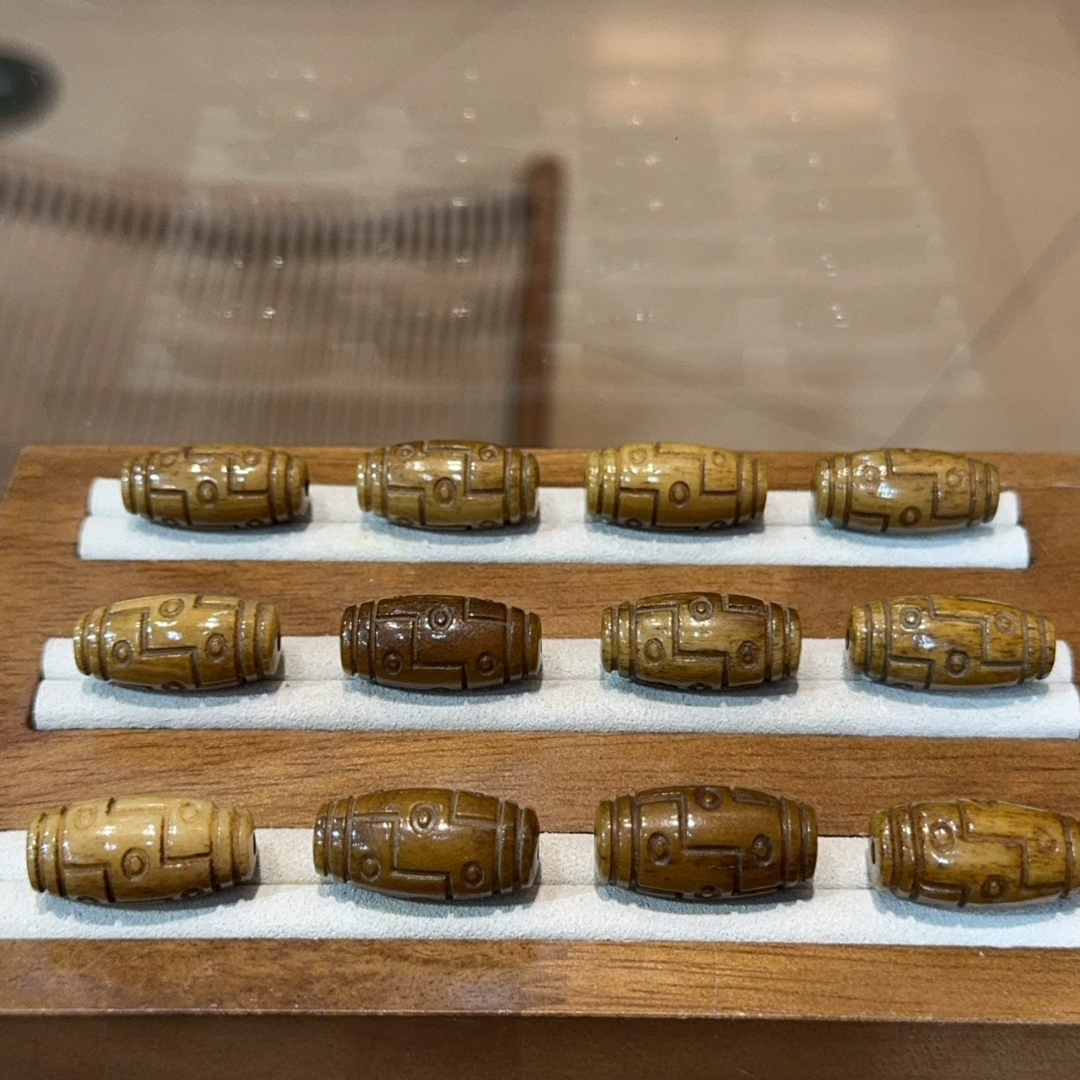 藏风驼骨九眼天珠配件手工DIY文玩手链项链隔珠饰品时尚配饰