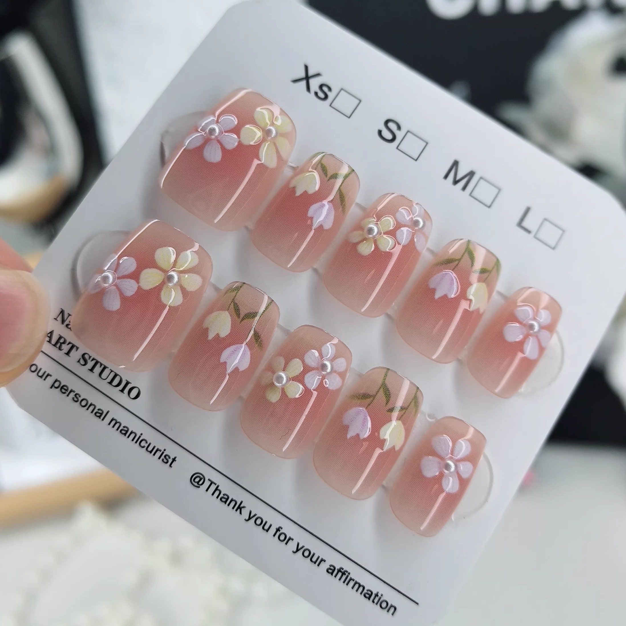 春季小花猫眼穿戴甲果冻胶高级感短款美甲贴片显白指甲贴片手工甲,彩妆/香水/美妆工具,穿戴甲/甲片,淘宝优惠券,粉丝福利购,淘宝优惠卷