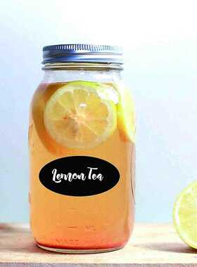 新款直销120-300pcs黑色PVC防水标签贴纸2英寸圆形手写黑板文具贴